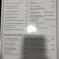 Page One, all meals with a V can be made vegan at Basil Nut in Katoomba