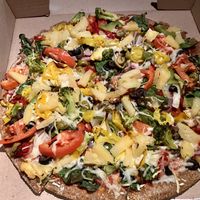 The Veggie Amore with some additions. 😋  at Dan's Pizza Co in Webster