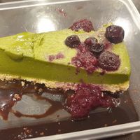 Matcha cheesecake at Lotus Thai in Launceston