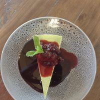 Matcha cheesecake at Lotus Thai in Launceston