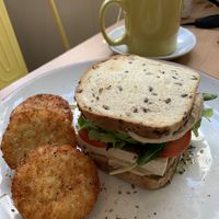 Hummus, tofu and aguacate.   at Caledonia Coffee in Salamanca