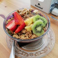 Açaí bowl at Caledonia Coffee in Salamanca