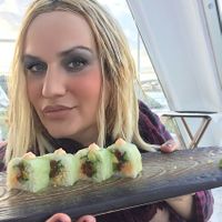 Vegan sushi  at Sailor's Rest in Limassol