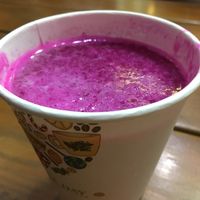 Dragonfruit juice (NT$25) at Sù Lè Huó Chú Fāng in Taichung