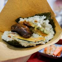 rice sandwich at Love Bento 素便當 in Kowloon