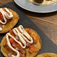 Tostadas and Falafel  at Full Lotus in Coron