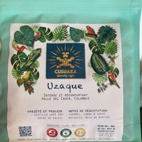 They use coffee which is sourced by a local supplier in Colombia at Là-Haut in Paris