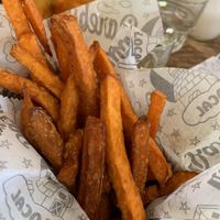 Sweet potato fries  at Bareburger in Long Island City