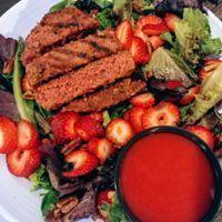 Beyond bleu salad (without cheese) at Wingers in Mountain Home