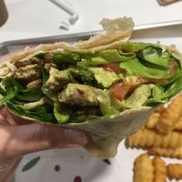 Santa Fe Chick'n Wrap at Daily Veg in Wilmington