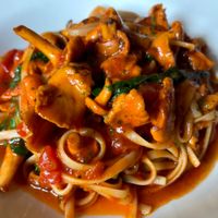 Chanterelle marinara pasta  at The Lewiston Loch Ness Inn in Drumnadrochit