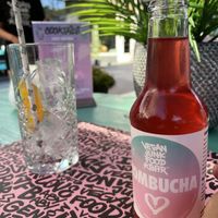 Their own Kombucha   at Vegan Junk Food Bar  - Rotterdam in Rotterdam