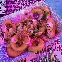 Onion rings  at Vegan Junk Food Bar  - Rotterdam in Rotterdam