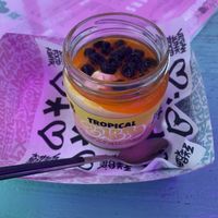 Passion fruit dessert  at Vegan Junk Food Bar  - Rotterdam in Rotterdam