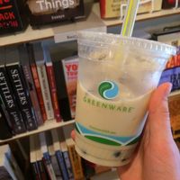 Bubble Tea at Firestorm Books & Coffee in Asheville