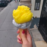 Just orange und Mohn at Veganista Ice Cream VIII in Vienna