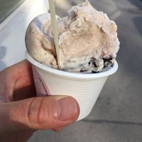 Vanille mit Zwetschge und Cookie: € 4,00 at Veganista Ice Cream VIII in Vienna