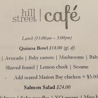 Quinoa salad at Hill Street Grocer in Devonport