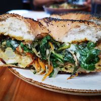 Inside the Vegan Bagel at Bayside Barista in Rockingham