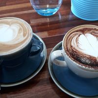 Soy cap and FW at Bayside Barista in Rockingham