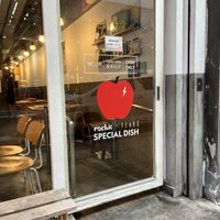 Notice on the door  at YEARS 素年 in Kowloon