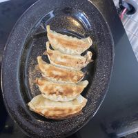 Veg gyoza at Ramen Kazu in Kyoto