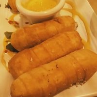 Los tequeños son enormes y están buenísimos at Sanissimo - Gran Via in Madrid