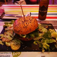 Terra NOSTRA burger at Sanissimo - Gran Via in Madrid