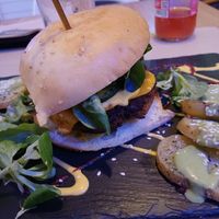 Hamburguesa at Sanissimo - Gran Via in Madrid