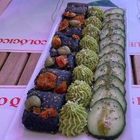 Hummus mixto at Sanissimo - Gran Via in Madrid