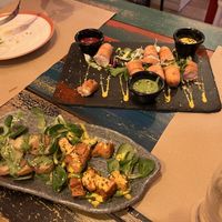 Tapa Sanissimo and Veggie-Teques  at Sanissimo - Gran Via in Madrid