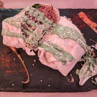 "El Yupi" wrap (8/10) at Sanissimo - Gran Via in Madrid