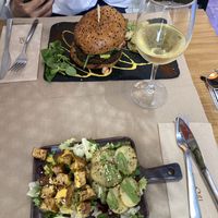 Burger & tapa  at Sanissimo - Gran Via in Madrid