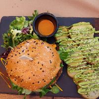 Hamburguesa at Sanissimo - Gran Via in Madrid