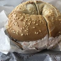Veggie tofu cream cheese at Bethesda Bagels in Bethesda