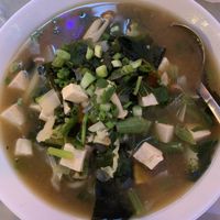 Miso soup at Ashoka Vegan in Koh Phangan