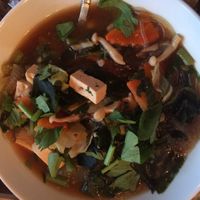 Miso soup at Ashoka Vegan in Koh Phangan