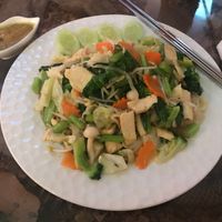 Pad thai at Ashoka Vegan in Koh Phangan