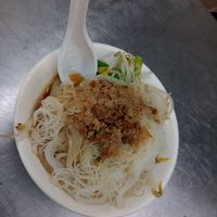 The noodle dish at Huì Jiāng SùShí Dān Zǐ Miàn 惠江素食擔仔麵 in Tainan