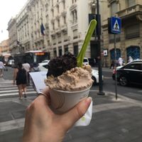 Vegan dark chocolate orange and hazelnut  at The Gelatist - Via Tuscolana in Rome