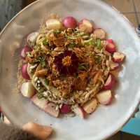 Amazing gluten free pasta dish!  at MIMO in Malaga