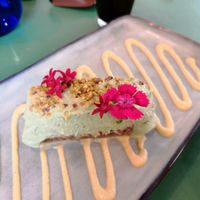 Lime avocado raw cake at MIMO in Malaga