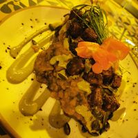 Lentils dahl and potato at MIMO in Malaga