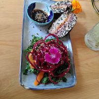 Sushi sandwish at MIMO in Malaga