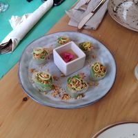 Vegan sushi at MIMO in Malaga