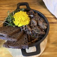 This mushroom dish was so so tasty. at MIMO in Malaga