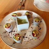 Sushi rolls at MIMO in Malaga