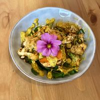 Magic sweet potato with cauliflower 🥔  at MIMO in Malaga