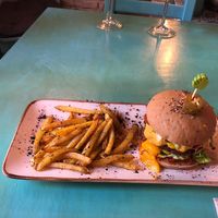 Bean burger at MIMO in Malaga