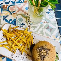 Burger at MIMO in Malaga